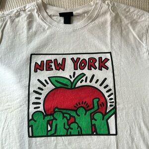 Keith Haring x H&M New York City t-shirt Size M